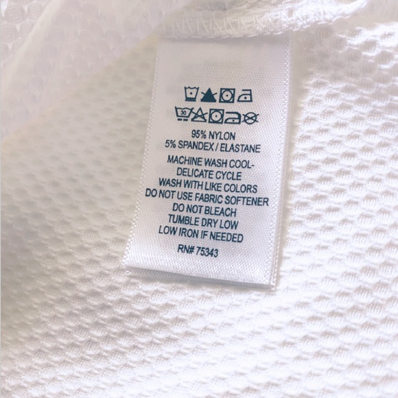 Tommy Bahama Mock Neck Zip Pullon Top - Picture 4 of 5